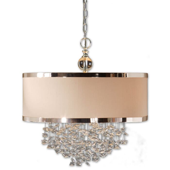 Uttermost Fascination 3-Light Slken Drum Pendant Uttermost Fascination 3-Light Slken Drum Pendant