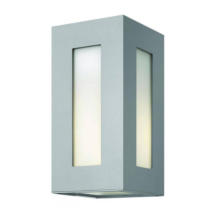 Hinkley Dorian 1-Light LED Outdoor Small Wall Mount in Titanium Hinkley Dorian 1-Light LED Outdoor Small Wall Mount in Titanium