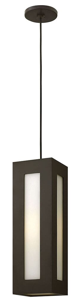 Bronze LED Hanging Lantern from the Dorian Collection