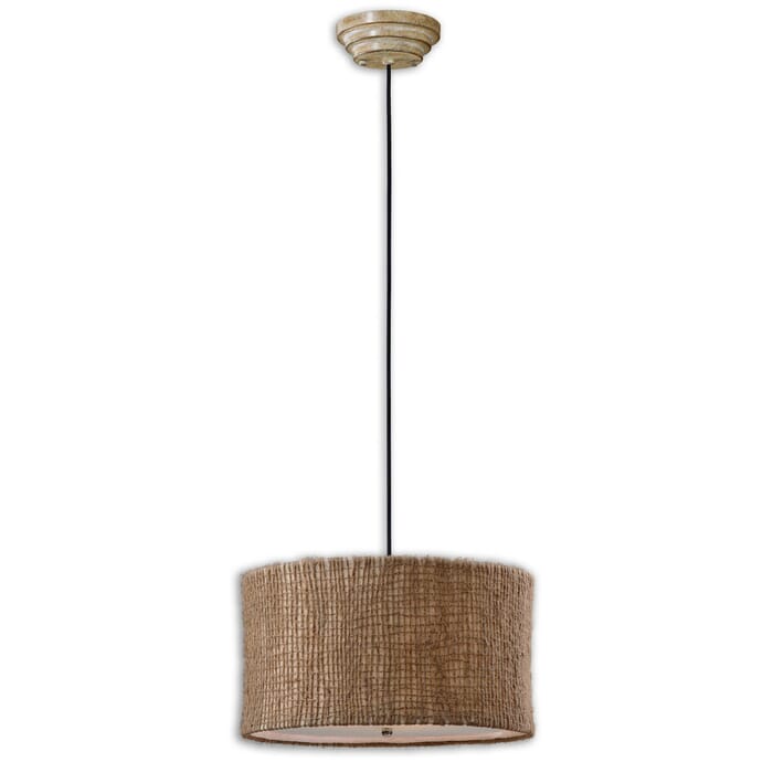 Uttermost Burleson 3-Light Drum Pendant Uttermost Burleson 3-Light Drum Pendant