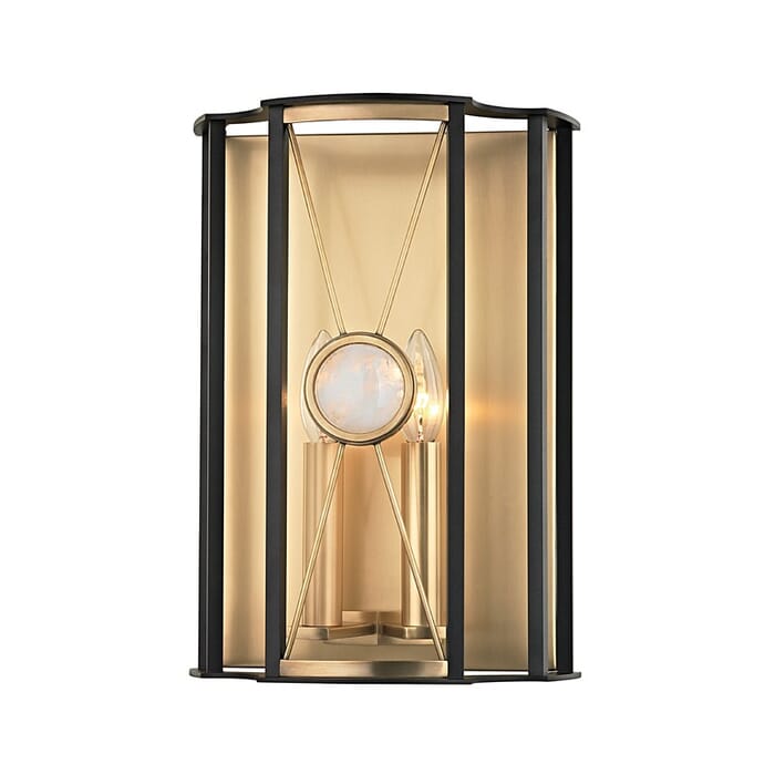 Hudson Valley Cresson 2-Light 14" Wall Sconce in Aged Brass Hudson Valley Cresson 2-Light 14" Wall Sconce in Aged Brass