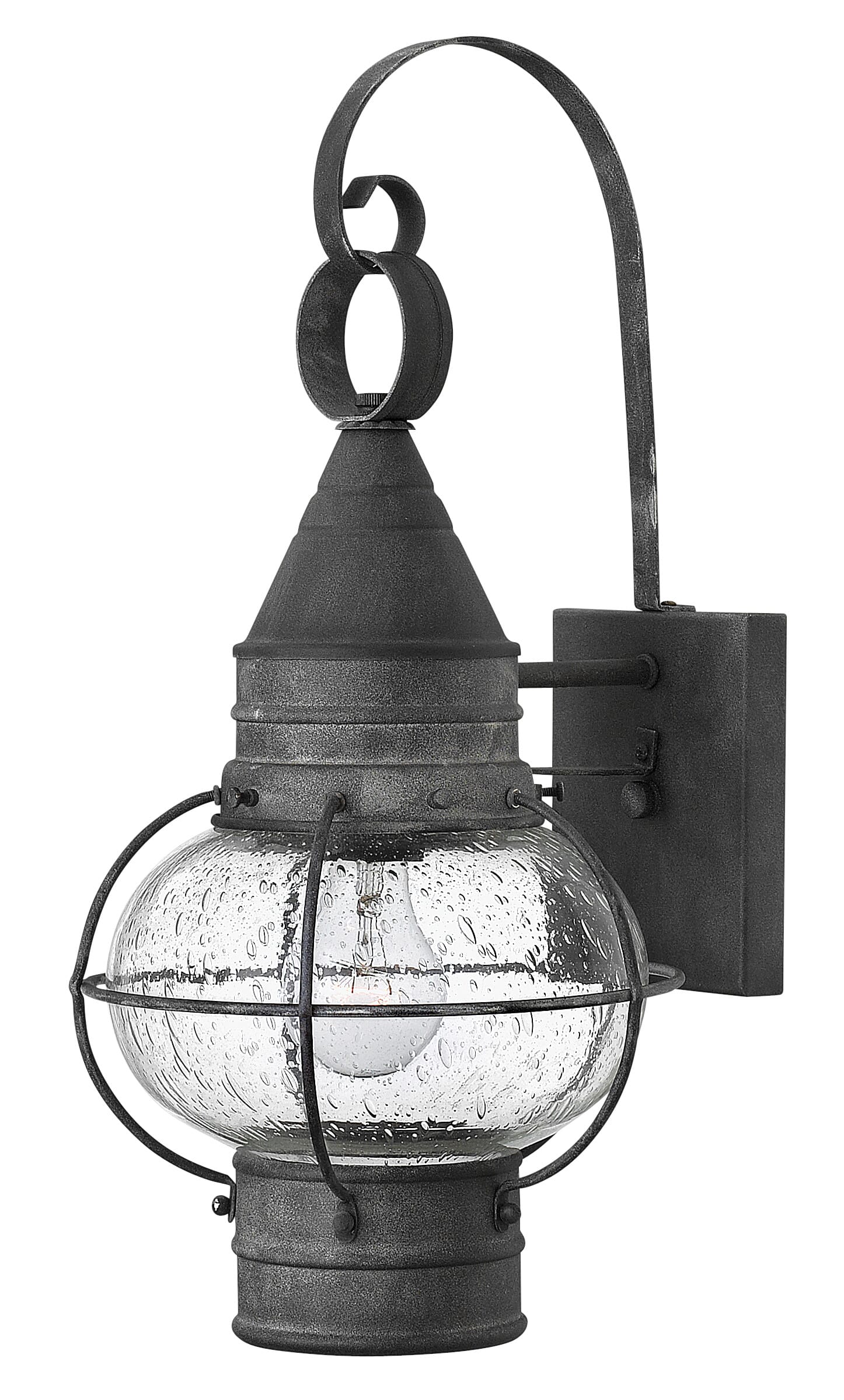 Aged Zinc LED Wall Mount from the Cape Cod Collection