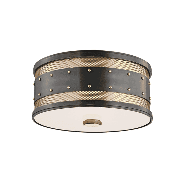 Hudson Valley Gaines 2-Light Ceiling Light in Aged Old Bronze Hudson Valley Gaines 2-Light Ceiling Light in Aged Old Bronze