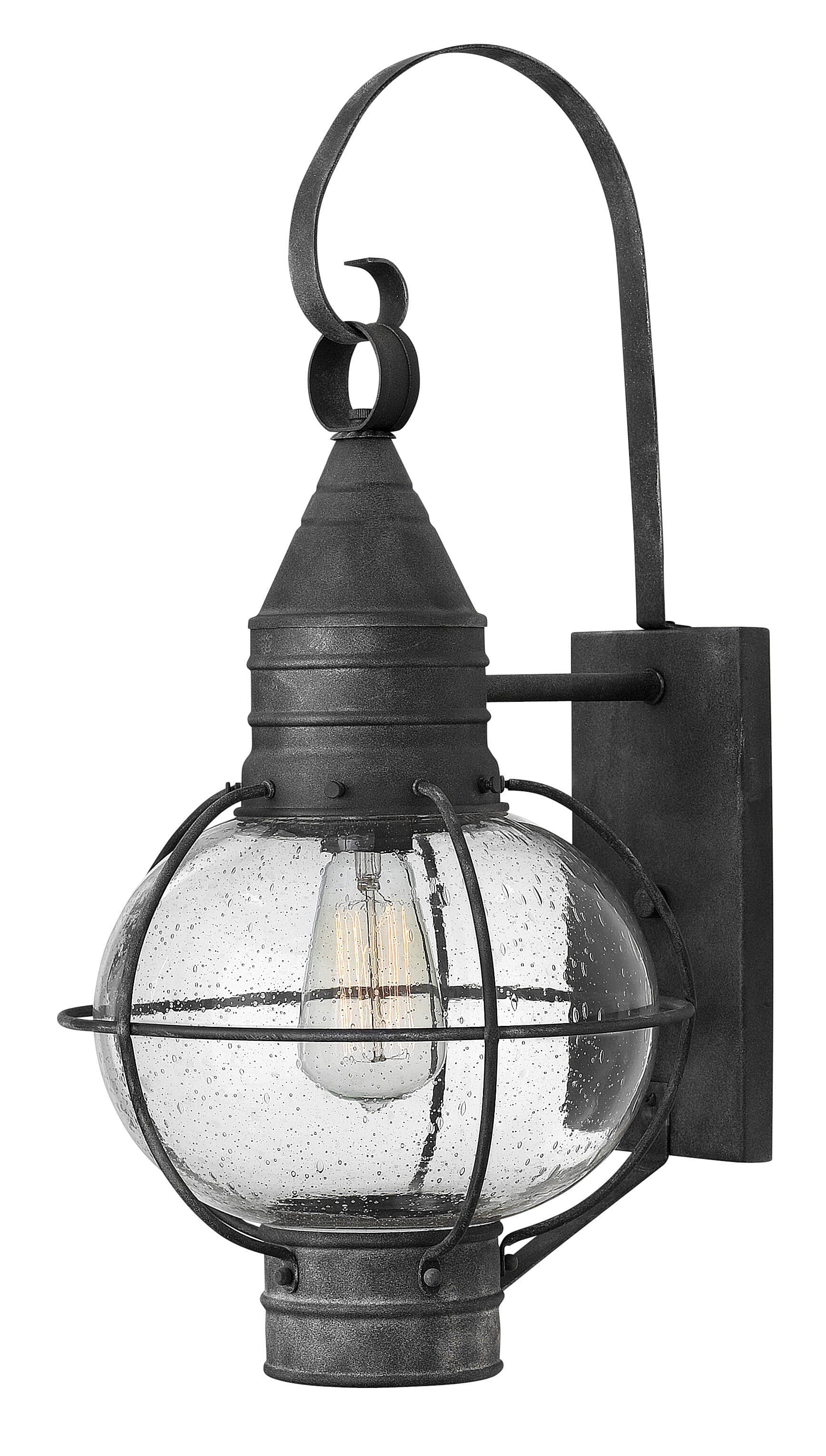 Aged Zinc LED Wall Mount from the Cape Cod Collection
