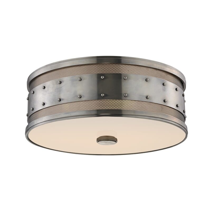 Gaines 3-Light Ceiling Light in Historical Nickel