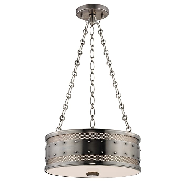 Hudson Valley Gaines 3-Light 6" Pendant Light in Historical Nickel Hudson Valley Gaines 3-Light 6" Pendant Light in Historical Nickel