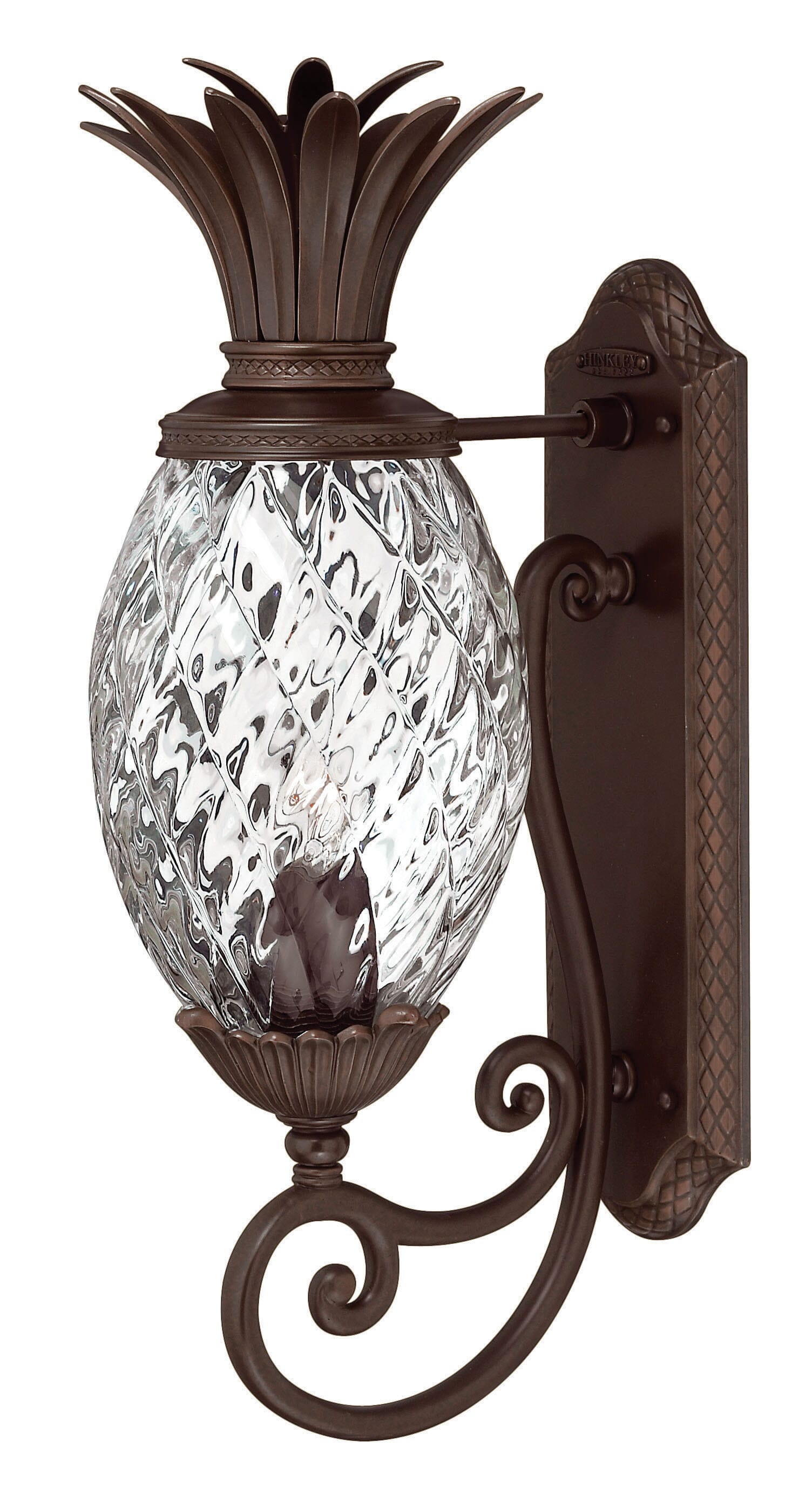 Copper Bronze LED Wall Mount from the Plantation Collection