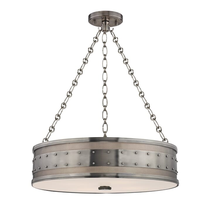 Hudson Valley Gaines 4-Light 6" Pendant Light in Historical Nickel Hudson Valley Gaines 4-Light 6" Pendant Light in Historical Nickel