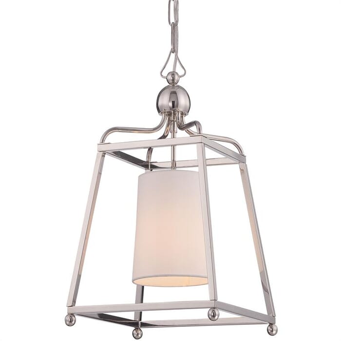 Libby Langdon for Crystorama Sylvan 12" Pendant Light in Polished Nickel Libby Langdon for Crystorama Sylvan 12" Pendant Light in Polished Nickel