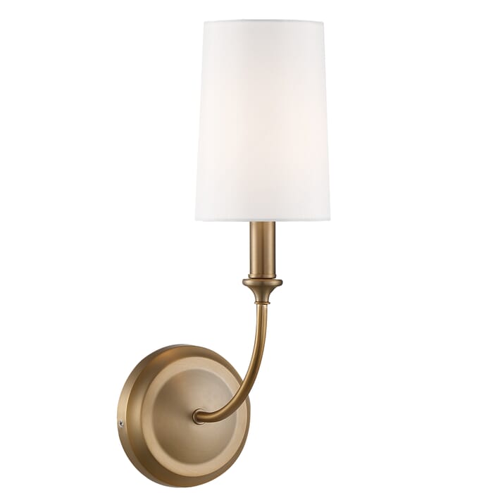 Libby Langdon for Crystorama Sylvan 16" Wall Sconce in Vibrant Gold Libby Langdon for Crystorama Sylvan 16" Wall Sconce in Vibrant Gold