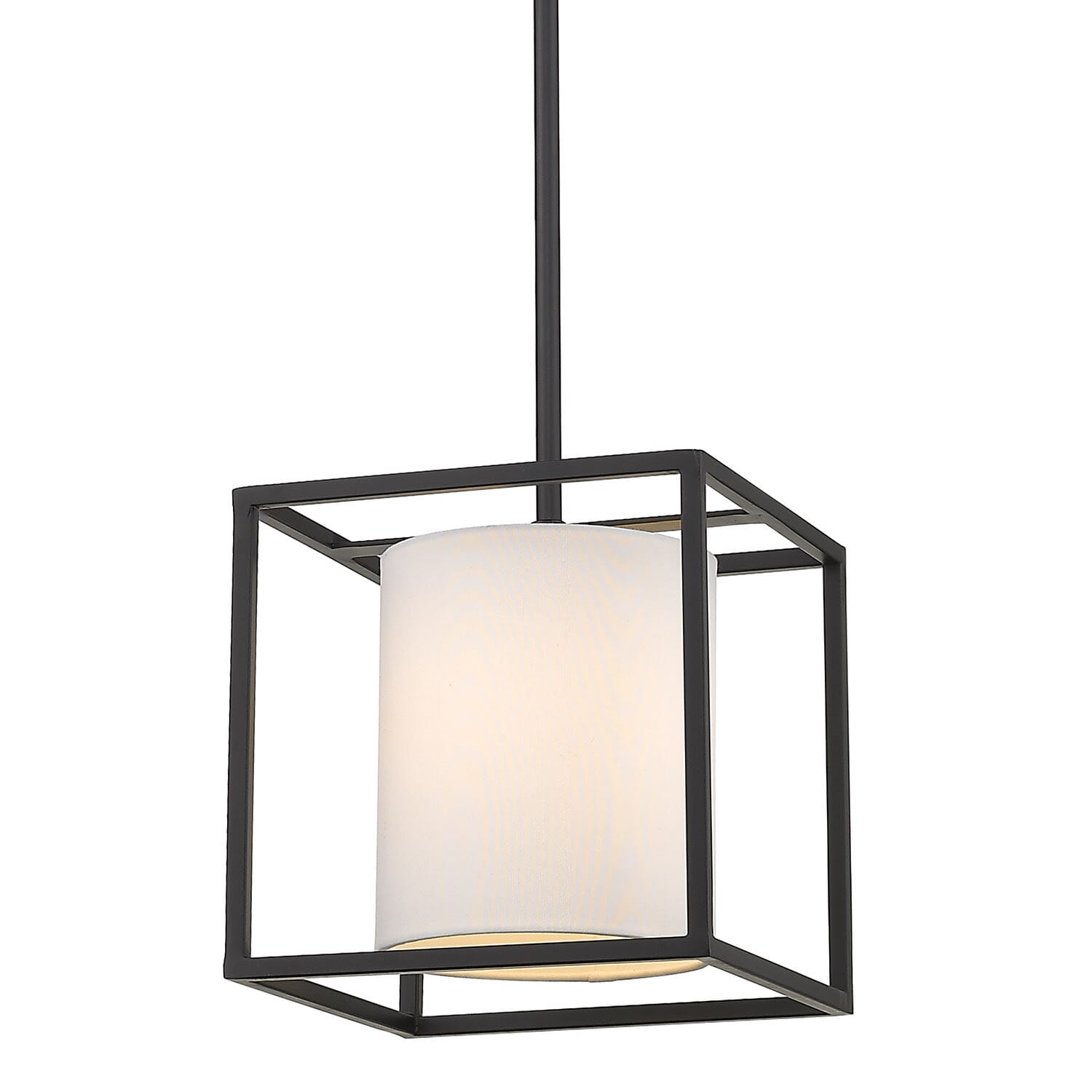 Golden Manhattan Mini Pendant in Matte Black