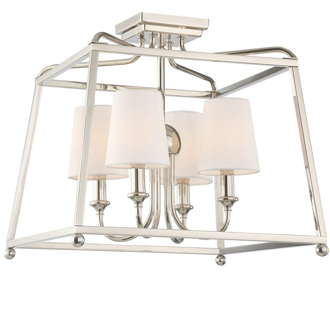 Libby Langdon for Sylvan 16" Ceiling Light in Polished Nickel