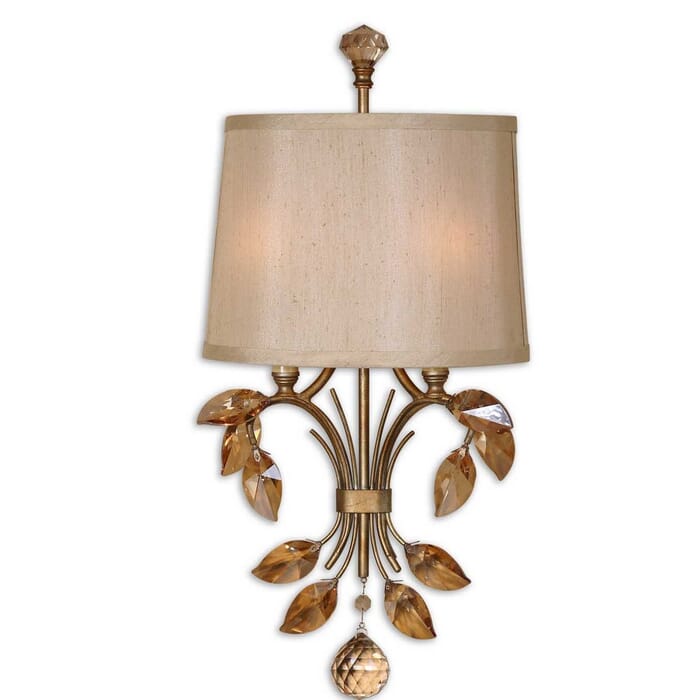 Uttermost Alenya 2-Light Gold Wall Sconce Uttermost Alenya 2-Light Gold Wall Sconce