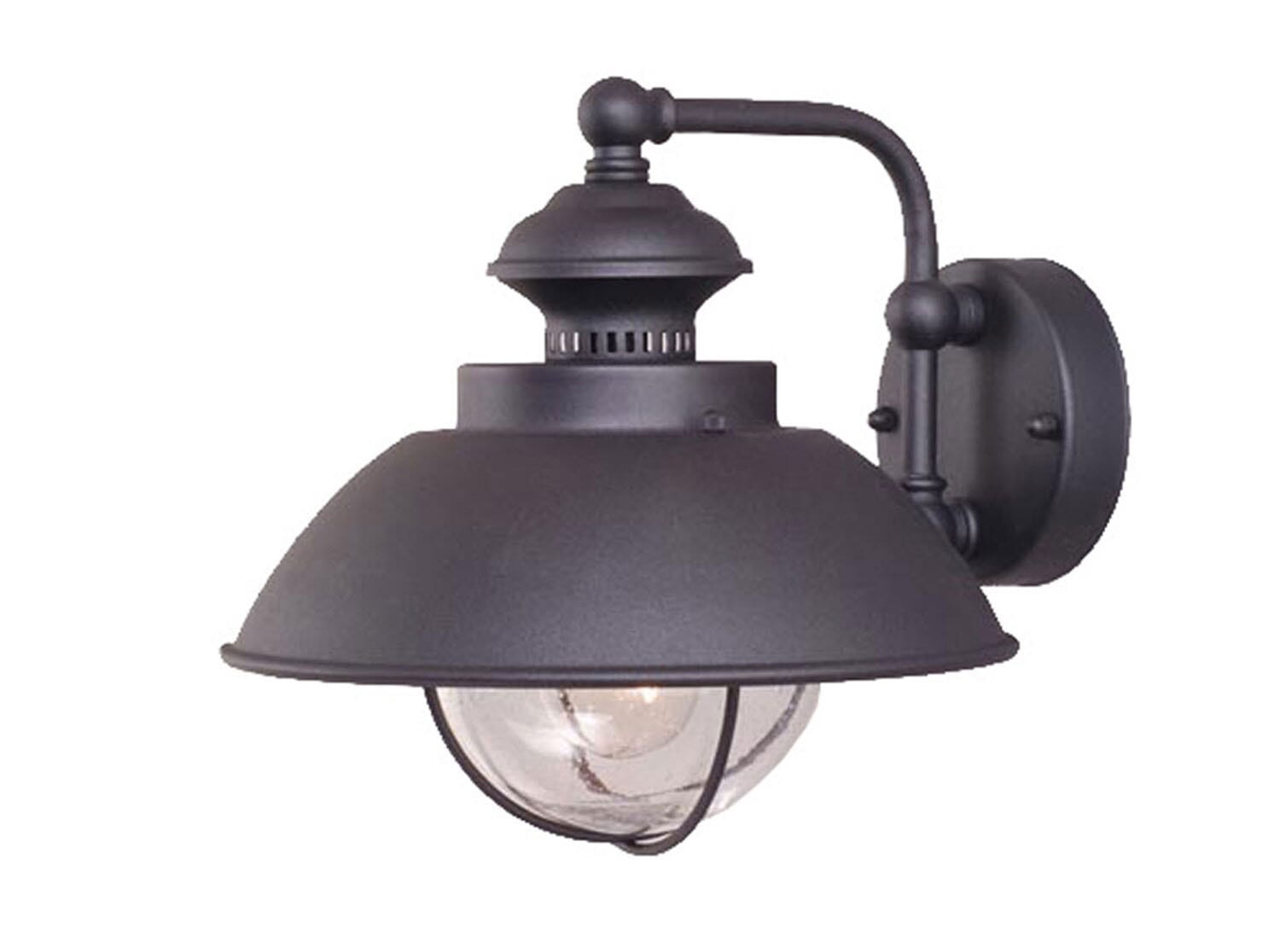 Harwich 1-Light Outdoor Wall Mount in Textured Black