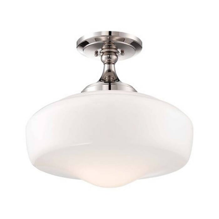 Minka Lavery 17" Ceiling Light in Polished Nickel Minka Lavery 17" Ceiling Light in Polished Nickel