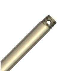 Hunter 18" Extension Downrod - Hunter Bright Brass Finish
