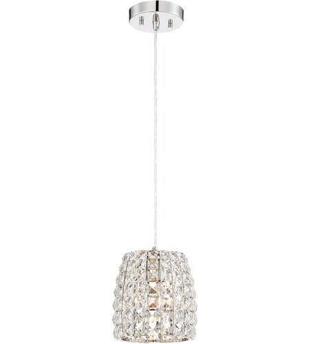 Minka Lavery Via Roma Pendant Light in Polished Nickel