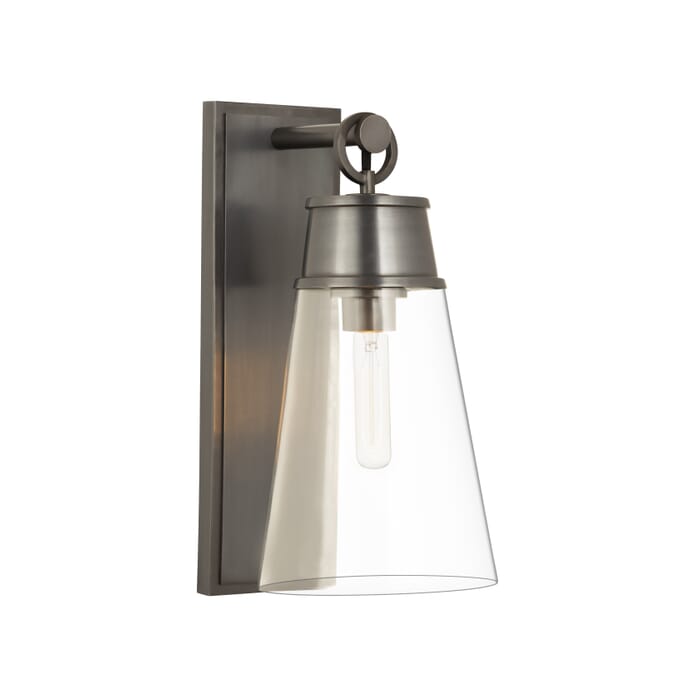 Z-Lite Wentworth 1-Light Wall Sconce In Plated Bronze Z-Lite Wentworth 1-Light Wall Sconce In Plated Bronze