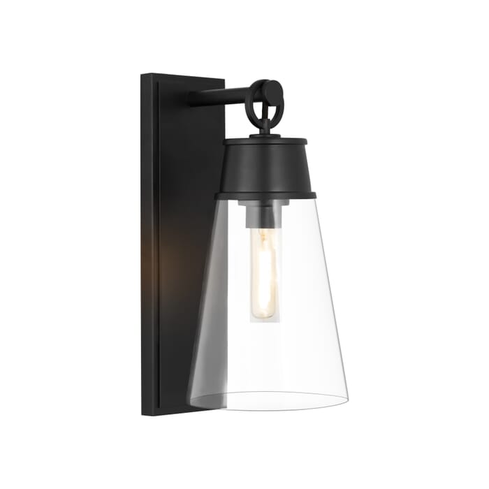 Z-Lite Wentworth 1-Light Wall Sconce In Matte Black Z-Lite Wentworth 1-Light Wall Sconce In Matte Black