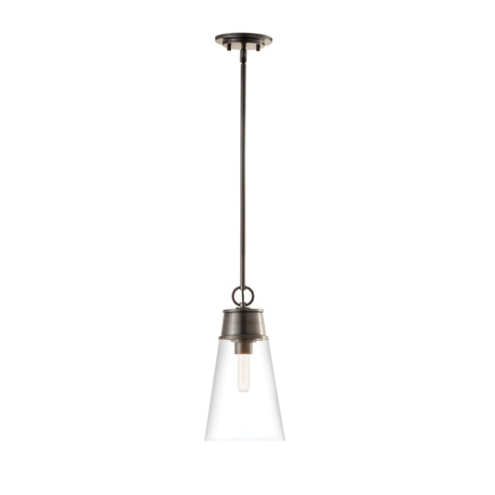 Z-Lite Wentworth 1-Light Pendant Light In Plated Bronze Z-Lite Wentworth 1-Light Pendant Light In Plated Bronze