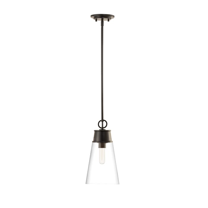 Z-Lite Wentworth 1-Light Pendant Light In Matte Black Z-Lite Wentworth 1-Light Pendant Light In Matte Black