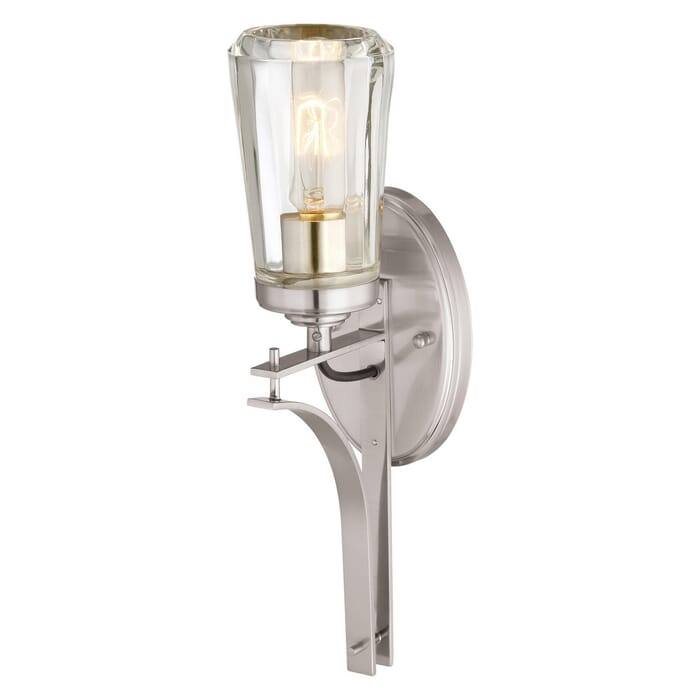 Minka Lavery Poleis 16" Wall Sconce in Brushed Nickel Minka Lavery Poleis 16" Wall Sconce in Brushed Nickel
