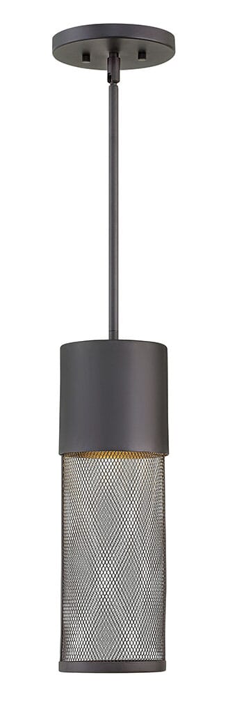 Black LED Hanging Lantern from the Aria Collection