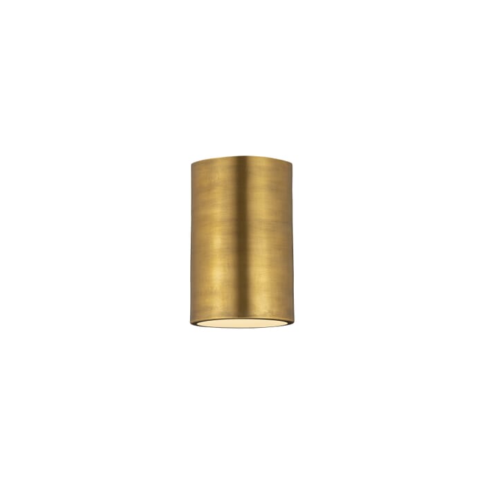Z-Lite Harley 1-Light Flush Mount Ceiling Light In Rubbed Brass Z-Lite Harley 1-Light Flush Mount Ceiling Light In Rubbed Brass
