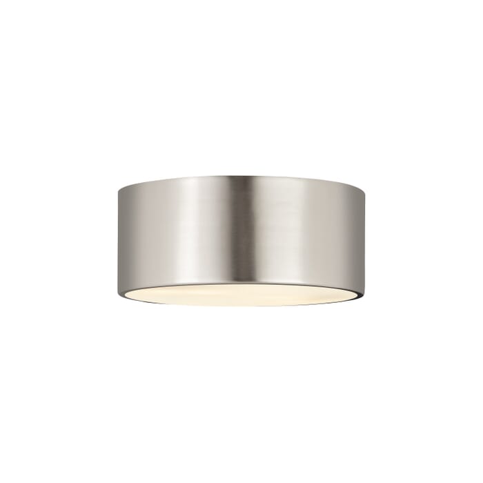 Z-Lite Harley 2-Light Flush Mount Ceiling Light In Brushed Nickel Z-Lite Harley 2-Light Flush Mount Ceiling Light In Brushed Nickel
