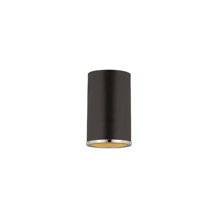 Z-Lite Arlo 1-Light Flush Mount Ceiling Light In Matte Black With Chrome Z-Lite Arlo 1-Light Flush Mount Ceiling Light In Matte Black With Chrome