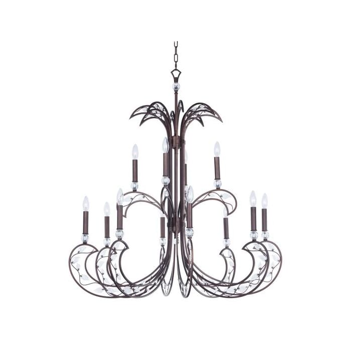 Maxim Lighting Autumn 12-Light 12-Light Chandelier in Russet Maxim Lighting Autumn 12-Light 12-Light Chandelier in Russet