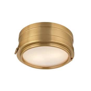 Hudson Valley Rye 2-Light Ceiling Light in Aged Brass