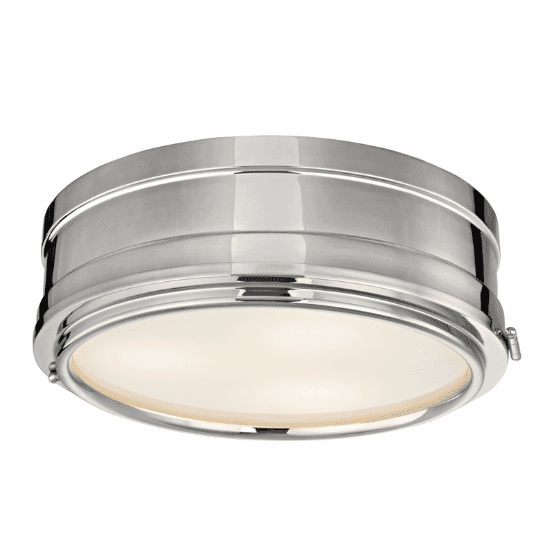 Rye 3-Light Ceiling Light in Polished Nickel