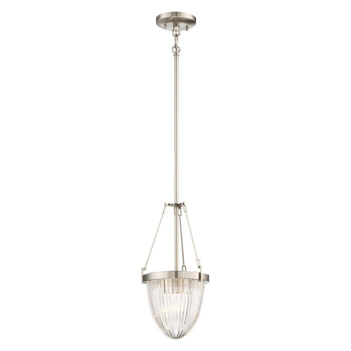 Minka Lavery Atrio 8" Pendant Light in Brushed Nickel Minka Lavery Atrio 8" Pendant Light in Brushed Nickel