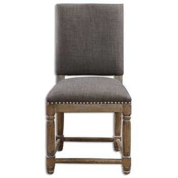 Uttermost Laurens 38" Accent Chair in Weathered Gray