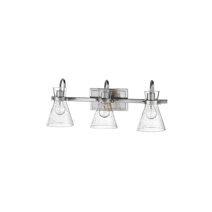 Millennium Lighting Bathroom Vanity Light in Brushed Nickel Millennium Lighting Bathroom Vanity Light in Brushed Nickel