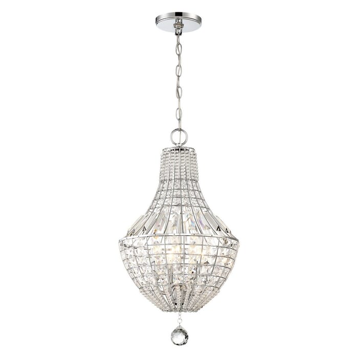 Minka Lavery Braiden 4-Light Pendant Light in Chrome Minka Lavery Braiden 4-Light Pendant Light in Chrome