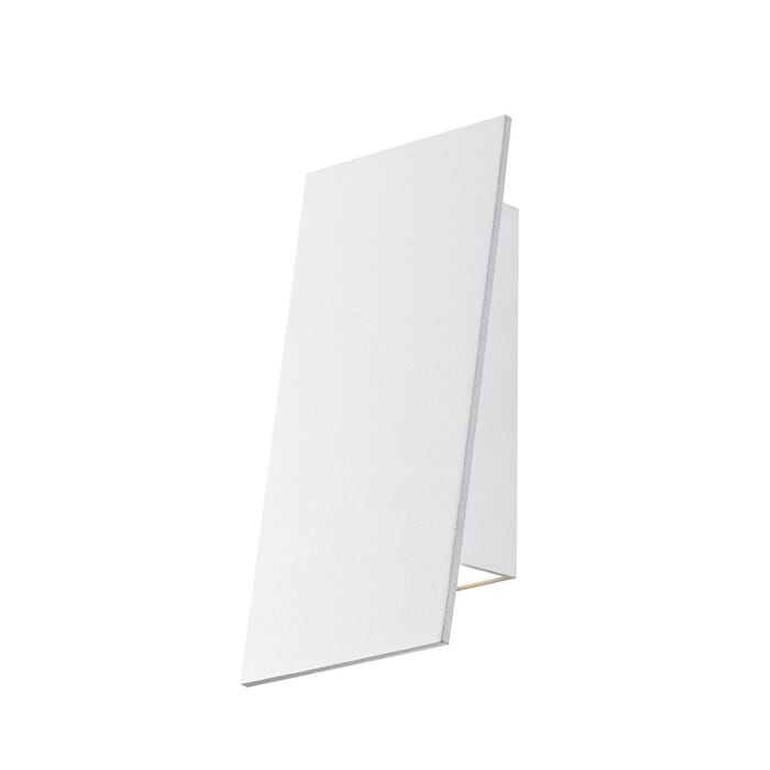 Sonneman Angled Plane 7.75" LED Downlight Wall Sconce in Textured White Sonneman Angled Plane 7.75" LED Downlight Wall Sconce in Textured White