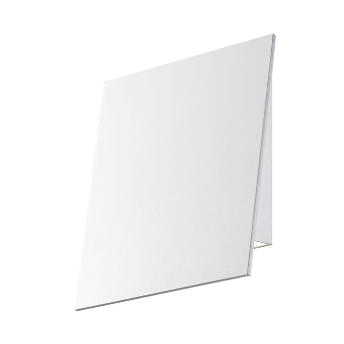 Sonneman Angled Plane 7.75" LED Wall Sconce in Textured White Sonneman Angled Plane 7.75" LED Wall Sconce in Textured White