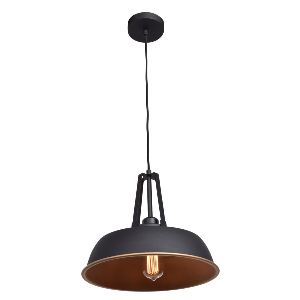 Access Nostalgia Pendant Light in Matte Black