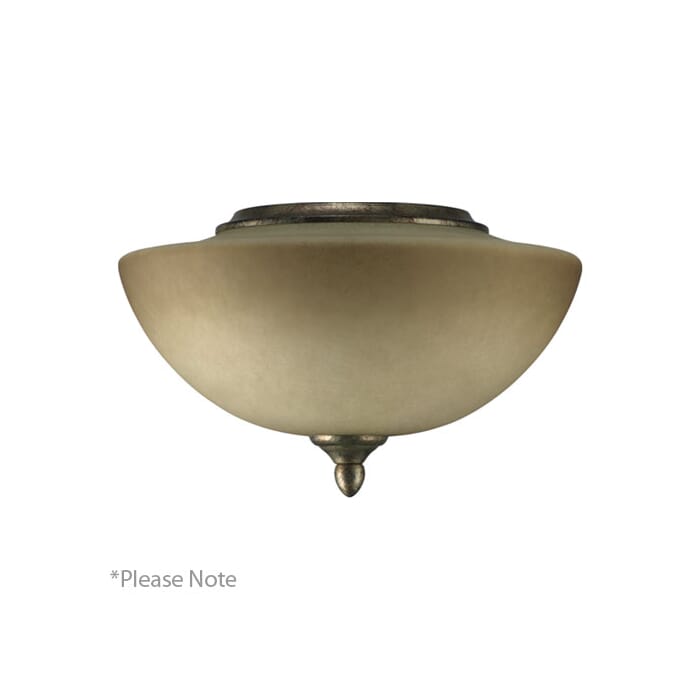 Quorum Salon 2-Light 12" Ceiling Fan Light Kit in Corsican Gold Quorum Salon 2-Light 12" Ceiling Fan Light Kit in Corsican Gold