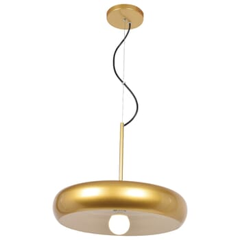 Access Bistro Pendant Light in Gold and White