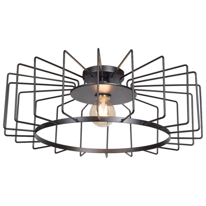 Access Wired Ceiling Light in Black Access Wired Ceiling Light in Black