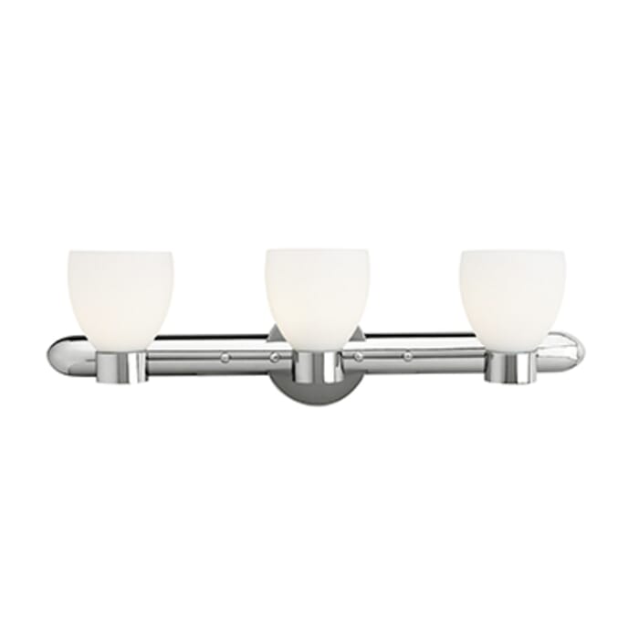 Access Lighting Frisco 3-Light Wall & Bathroom Vanity Light in Chrome Access Lighting Frisco 3-Light Wall & Bathroom Vanity Light in Chrome