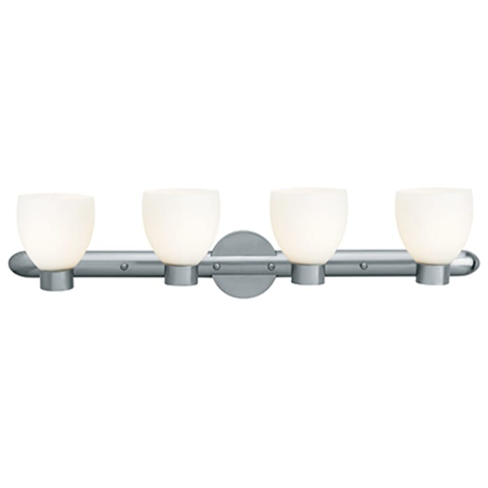 Access Lighting Frisco 4-Light Wall & Bathroom Vanity Light in Chrome Access Lighting Frisco 4-Light Wall & Bathroom Vanity Light in Chrome