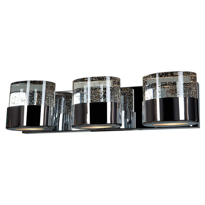 Access Bubbles 3-Light 4" Bathroom Vanity Light in Chrome Access Bubbles 3-Light 4" Bathroom Vanity Light in Chrome
