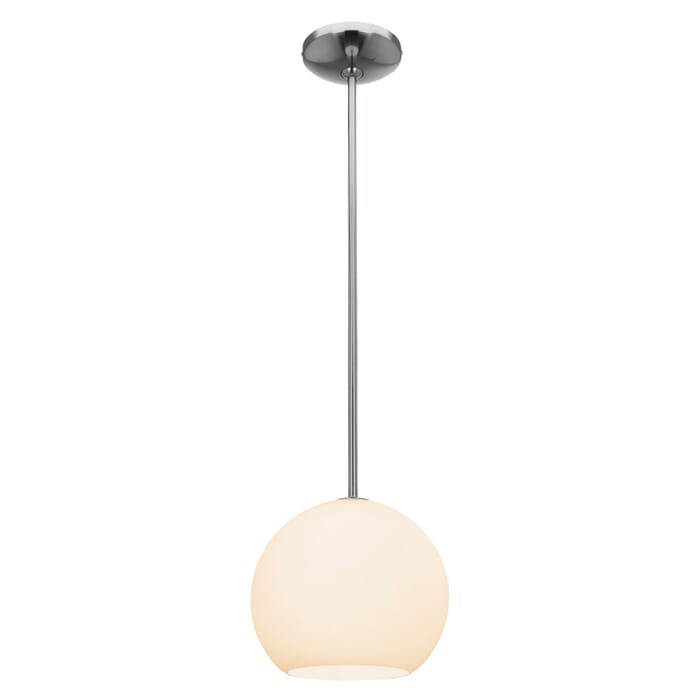Nitrogen 1-Light LED Pendant in Brushed Steel Nitrogen 1-Light LED Pendant in Brushed Steel