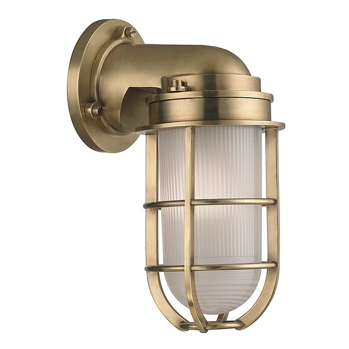 Hudson Valley Carson 10" Wall Sconce in Aged Brass Hudson Valley Carson 10" Wall Sconce in Aged Brass