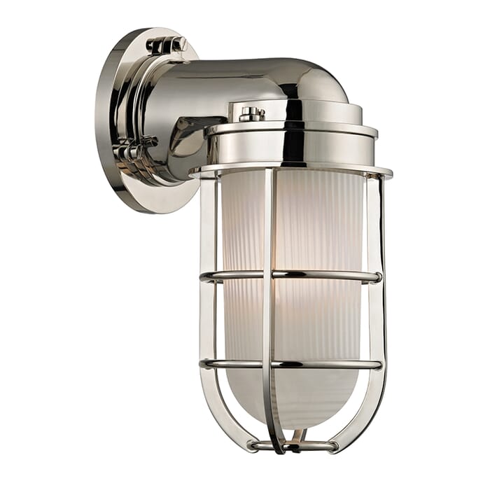Hudson Valley Carson 10" Wall Sconce in Polished Nickel Hudson Valley Carson 10" Wall Sconce in Polished Nickel