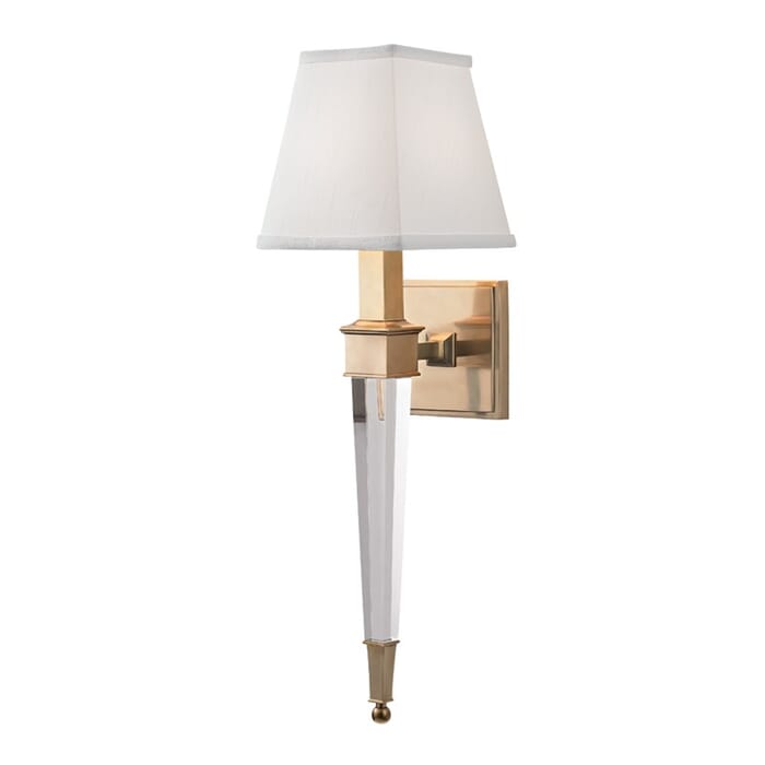 Hudson Valley Ruskin 21" Wall Sconce in Aged Brass Hudson Valley Ruskin 21" Wall Sconce in Aged Brass